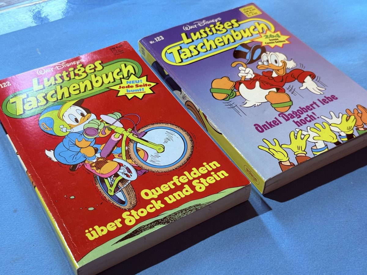 Fumetti: 2 LTB Nr. 122 & 123 Querfeldein/Onkel Dagobert – Usato da Zuerich venduto da SonderArt-Wertgut 1