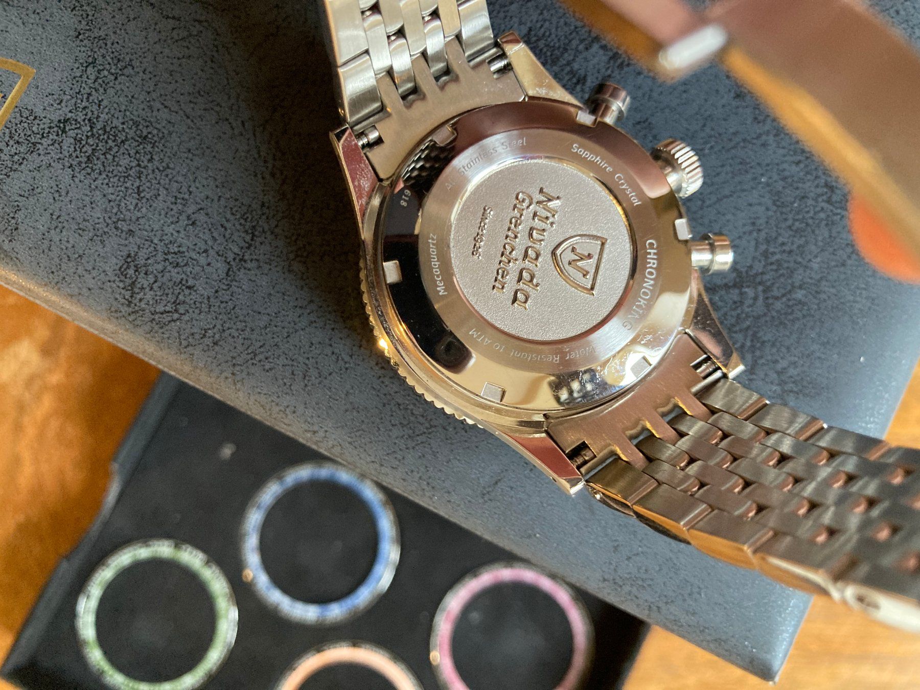 Nivada Orologi: Nivada Grenchen Chronoking comme neuf – Nuovo (secondo la descrizione) da Neuchâtel venduto da rja_2f8b 5