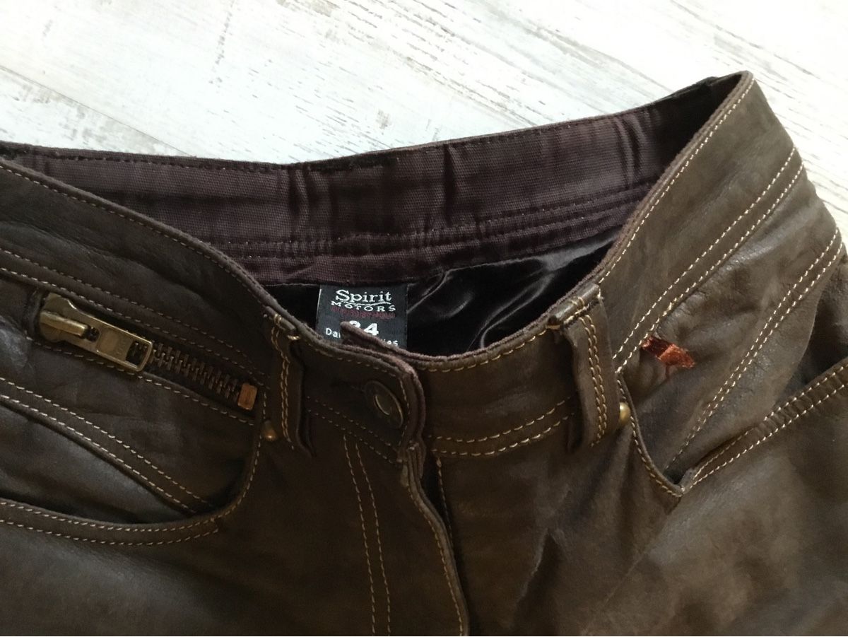 Pantaloni: Motorrad Lederhose SPIRIT – Usato da Würenlingen venduto da Shovel7 5