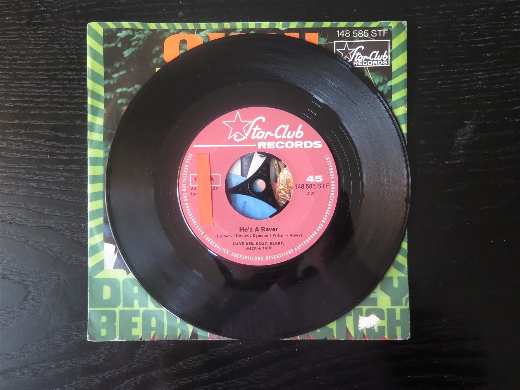 Dischi in vinile: (p) Single DAVE DEE DOZY BEAKY MICK TICH: Okay – Usato da Bern venduto da Balzamico 3