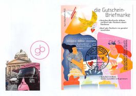 NICHT im ABO geliefert : GELATERIA di BERNA, Sonderblock FDC