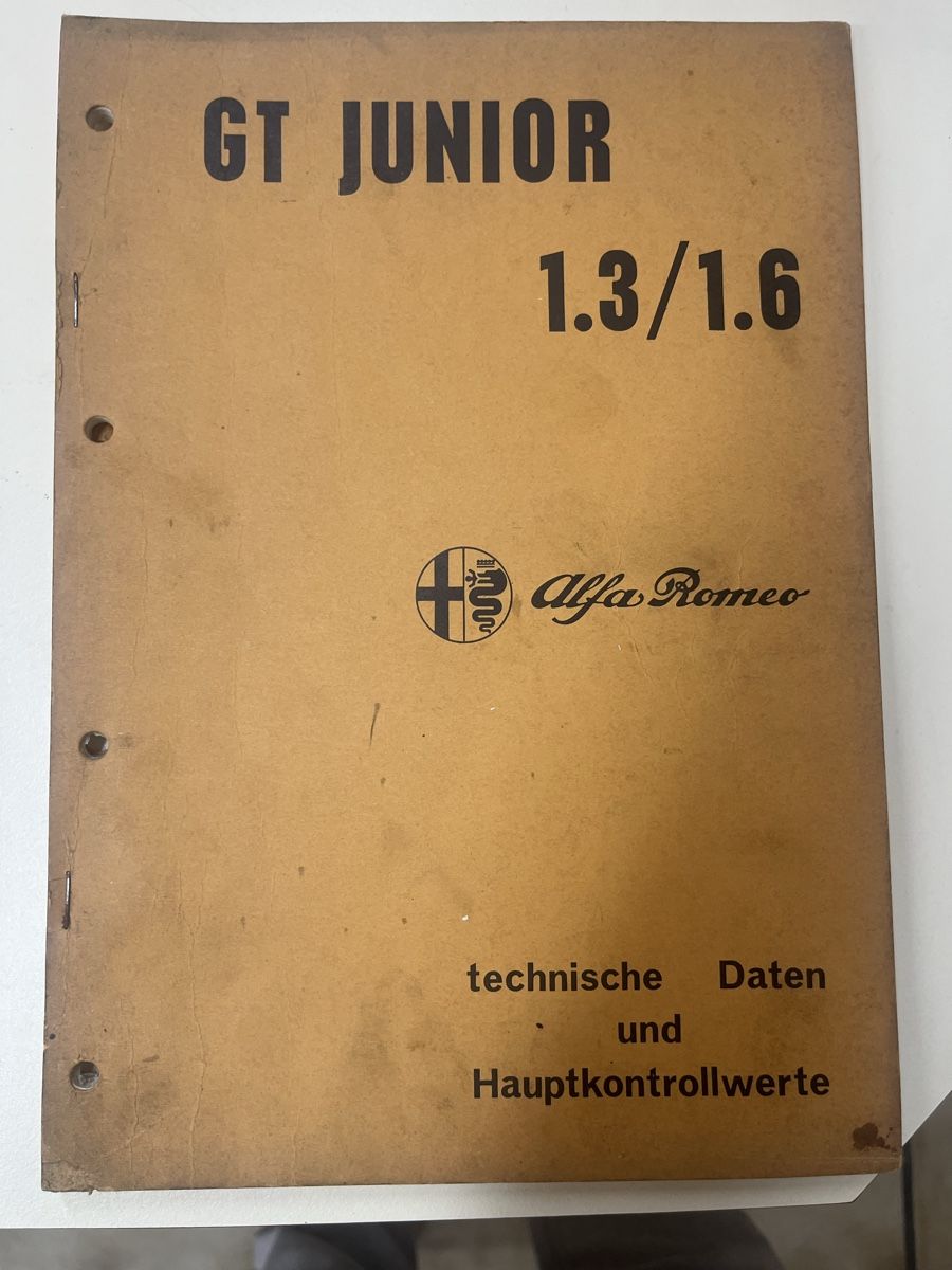 Libri: Alfa Gt Junior1.3/1,6 – Usato da Hedingen venduto da Walo1315
