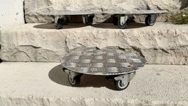 3 Rollwagen für grosse Pflanzentöpfe