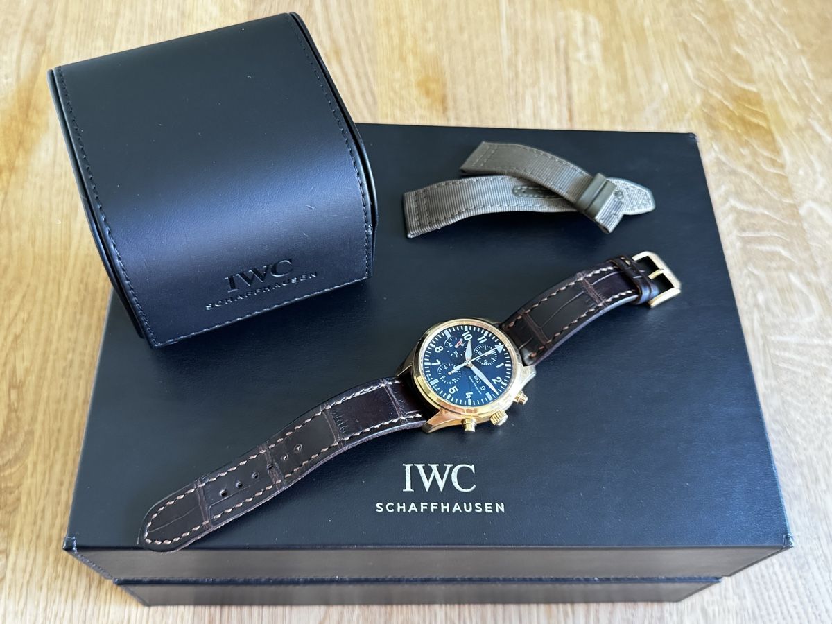 IWC Orologi: IWC Fliegerchronograph Roségold 42mm – Usato da Zürich venduto da Rbusch 5