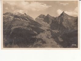 Hohfläsch Aussicht ca. 1925, mit Stempel Naturfreundehütte
