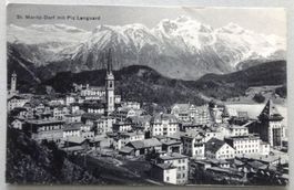 St. Moritz-Dorf mit Piz Languard