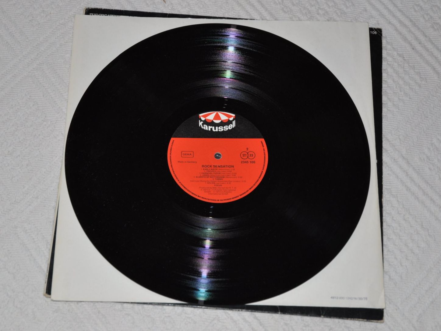 Vinyles: LP Focus - The Greatest Rock Sensation – D'occasion à Boll par Theodora15 4