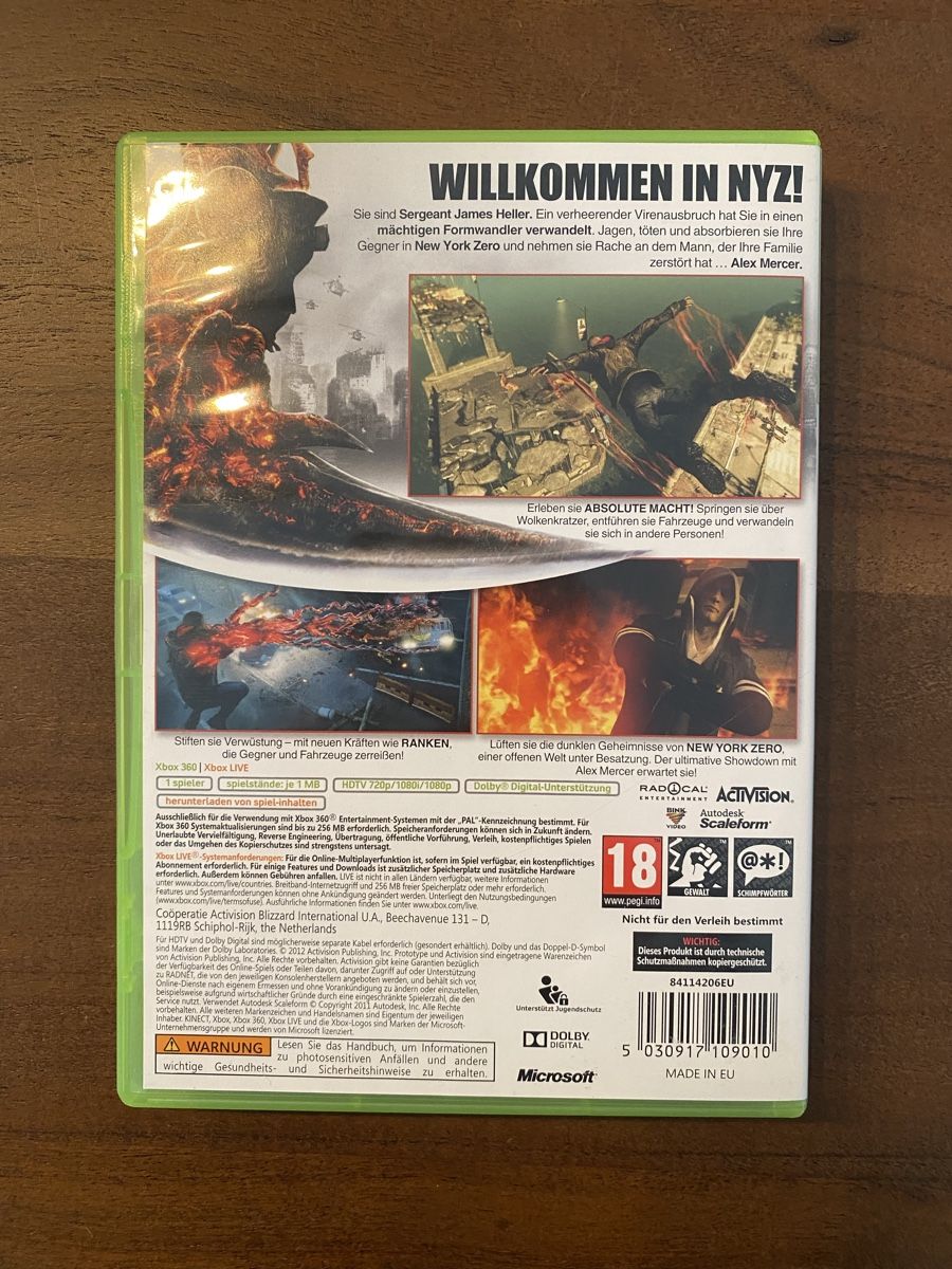 Microsoft Giochi: Prototype 2 für Xbox 360 – Usato da Thunstetten venduto da Virus_33 2