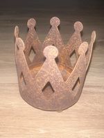Rustikale Metallkrone, Teelichthalter, Herbstdeko!