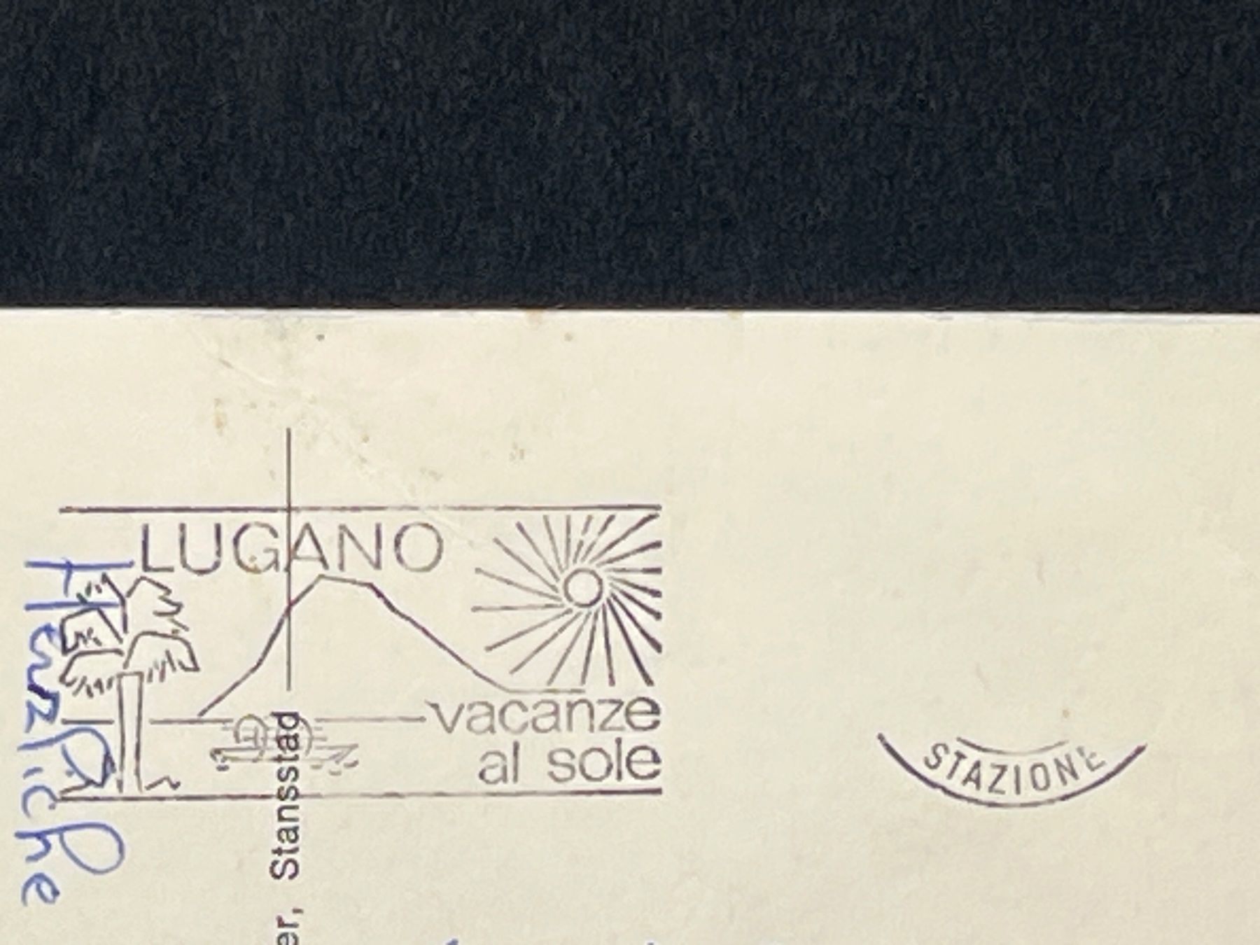 Cartoline postali: Lugano: Piazza Riforma – Usato da Widnau venduto da Brusi9 1