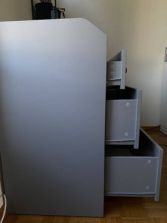 Ikea Cassettiere: Commode 6 tiroirs gris - 138x84 - super bon état – Usato da Biel/Bienne venduto da Bibsou 2