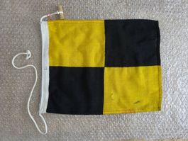Signalflagge "L" Jacht / Vintage