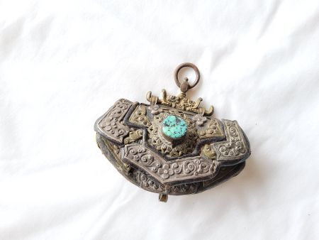 Antique pochette tibétaine 
