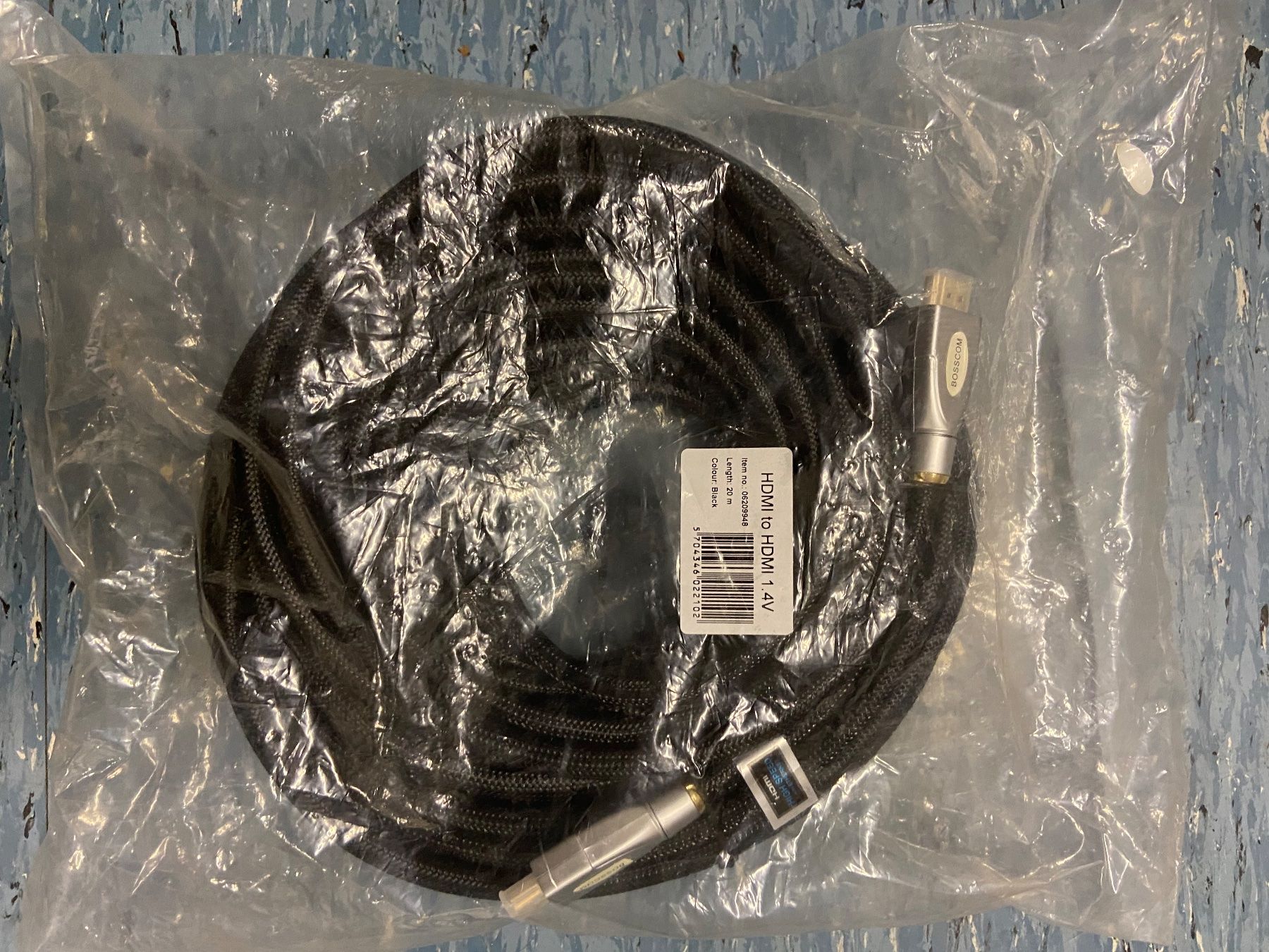 Cavi: Bosscom HDMI zu HDMI 1.4V, 20 Meter, schwarz – Nuovo e nell'imballaggio originale da Zollikofen venduto da KG-elektro 3