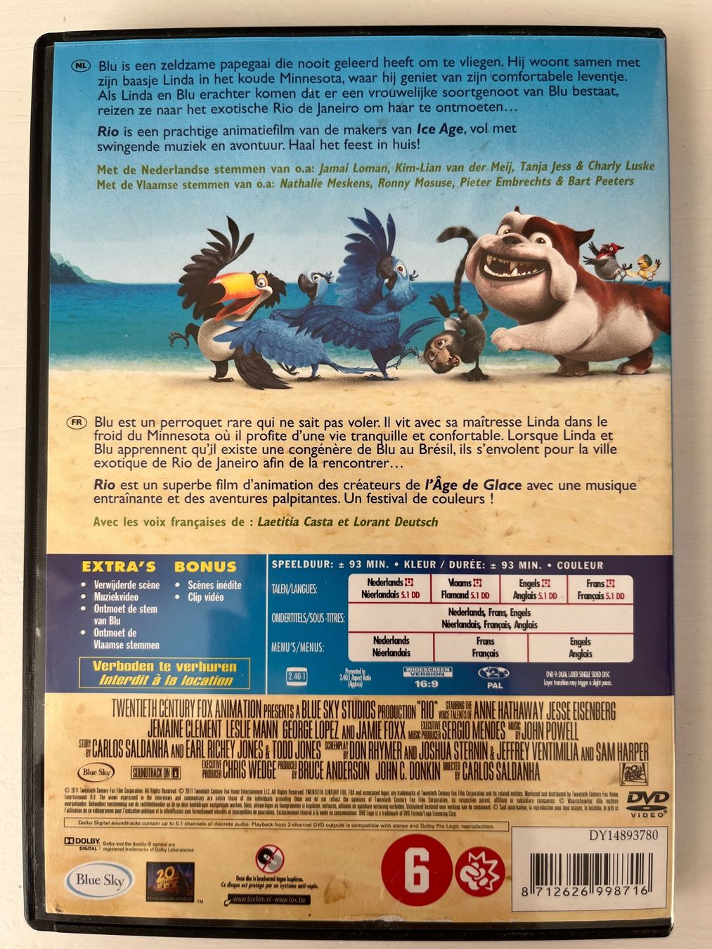 Tous les DVDs: Rio (FR/EN) DVD 📀 – Neuf (Voir description) à Sierre par black.box 1
