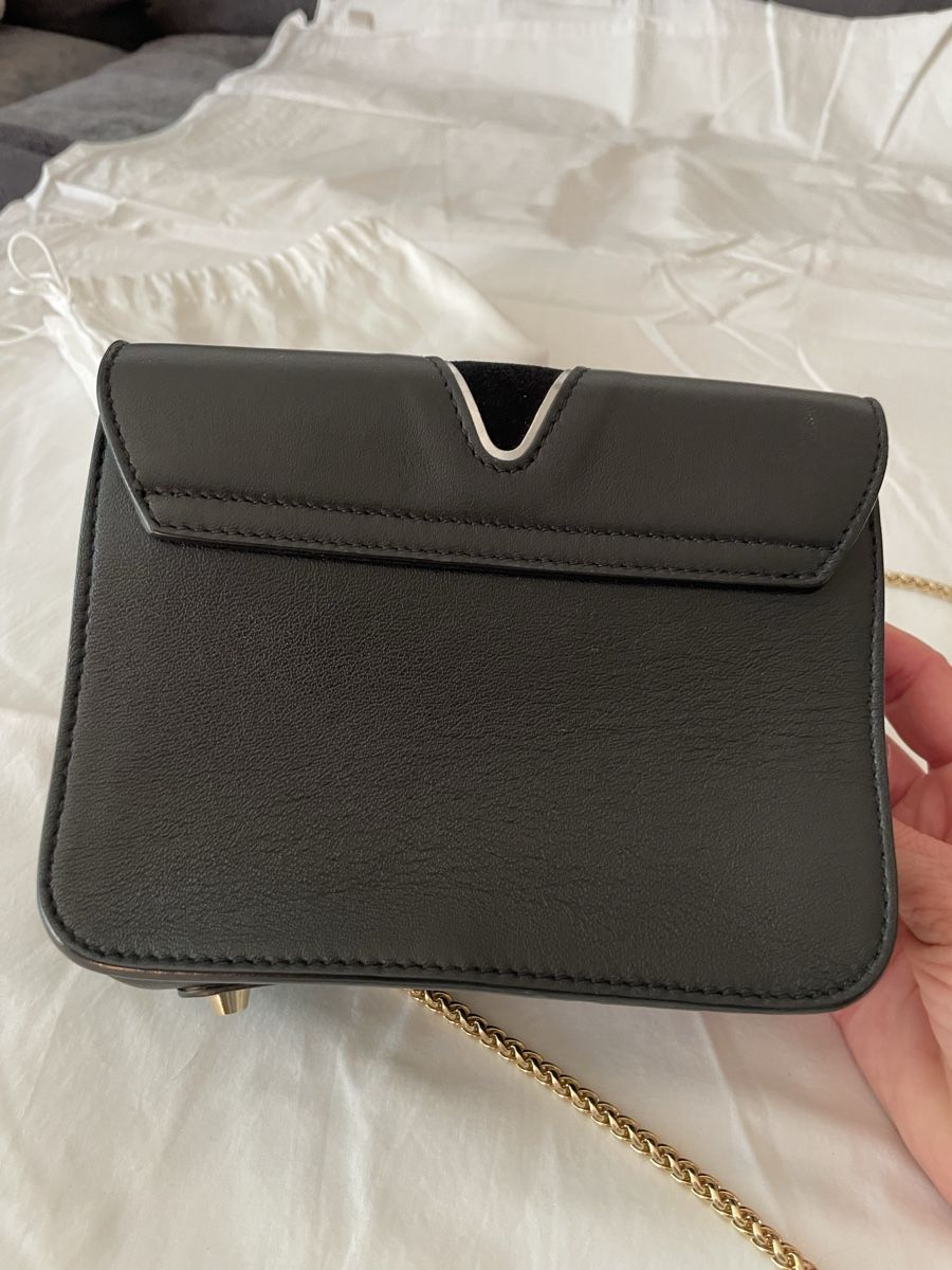 Furla Borse: Furla Ledertasche schwarz mit gold – Nuovo (secondo la descrizione) da Zürich venduto da cosmic_mariposa 4