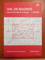Val de Bagnes 46 1:100 000 Carte nationale de la Suisse 1983