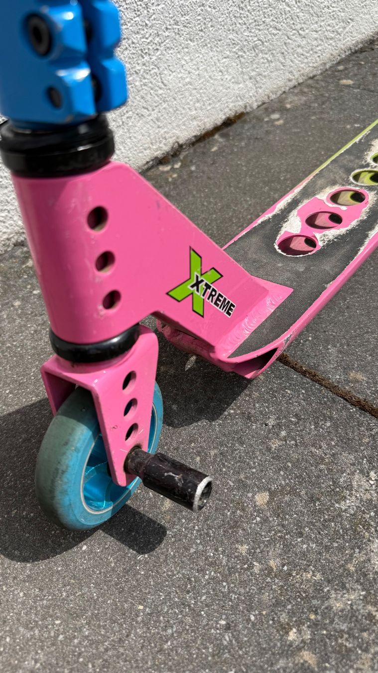 Scooters: Scooter Freestyle Pink/Grün – Gebraucht aus Staufen von BaKoAP 3