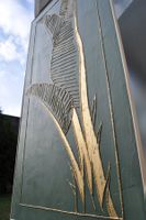 Texturierte Kunst Gemälde 3D mit Blattgold