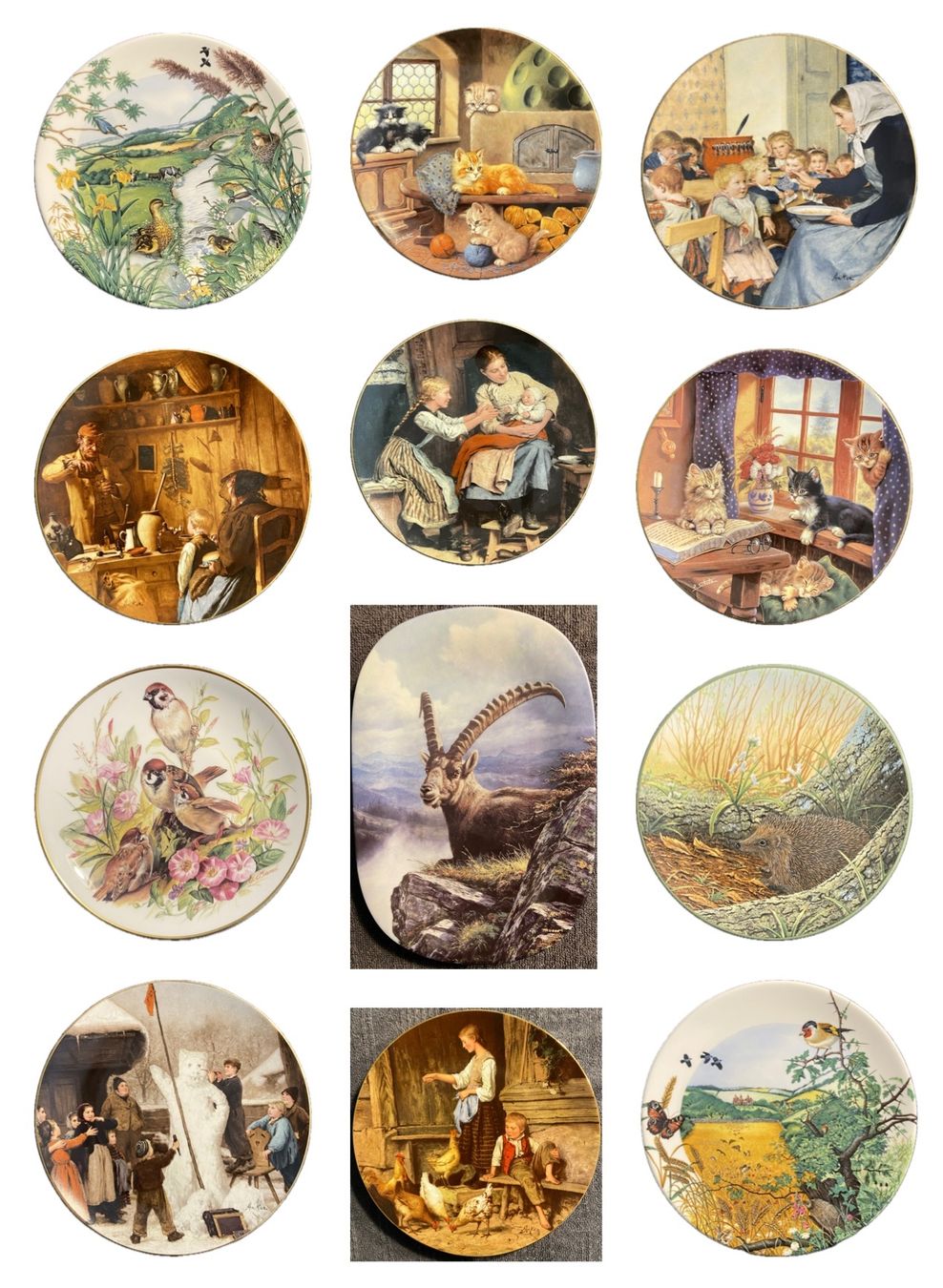Piatti: Wunderschöne Wandteller-Sammlung, 120 Teller, Top! – Usato da Urdorf venduto da Uluka 9
