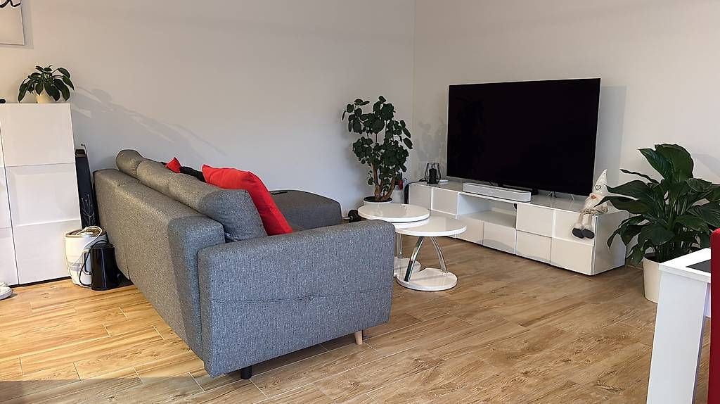 Divani:  Divano grigio a 3 posti con chaise-longue  – Usato da Vacallo venduto da tobias2526