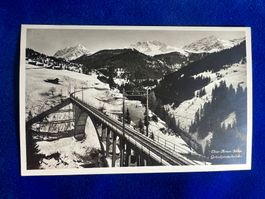 Alte Postkarte Chur-Arosa-Bahn 1935