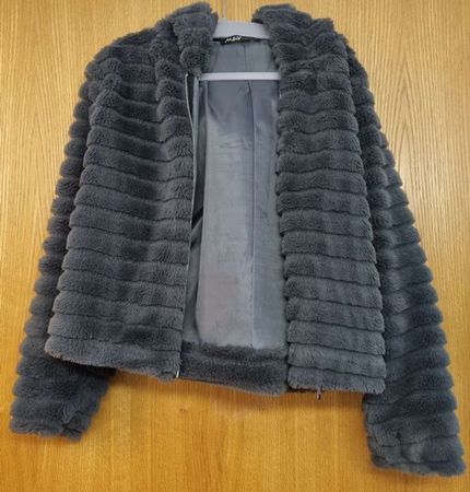 M&G! Stylische Pelzjacke (Kunstfell!), Gr. S