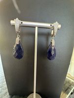 Exklusive Ohrhänger, Lapislazuli, Handarbeit !