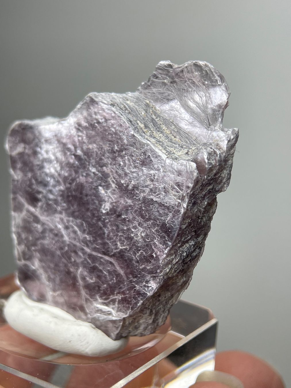 Minerali & Pietre curative: Madagascar  Rohe Lepidolith-Platte – Nuovo (secondo la descrizione) da Schiers venduto da sisikristall