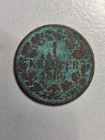 Scheide Münze Baden 1 Kreuzer 1866 Zustand wie abgebildet