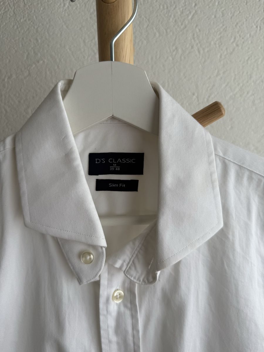 Camicie: D'S CLASSIC weiss Hemd Gr M Slim Fit – Usato da Cham venduto da CBirinci 1