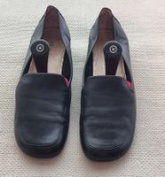 ANNE KLEIN elegant sportlicher LOAFER Leder schwarz, Gr US8
