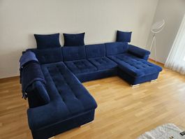 Blaue Sofa 
