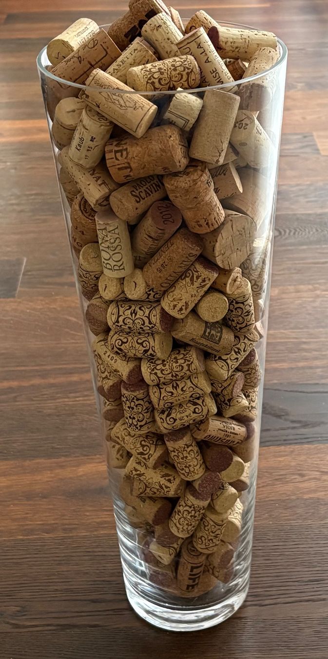 Apribottiglie & Tappi per chiusura: Naturkorken mit Glasvase – Usato da Root venduto da essafa