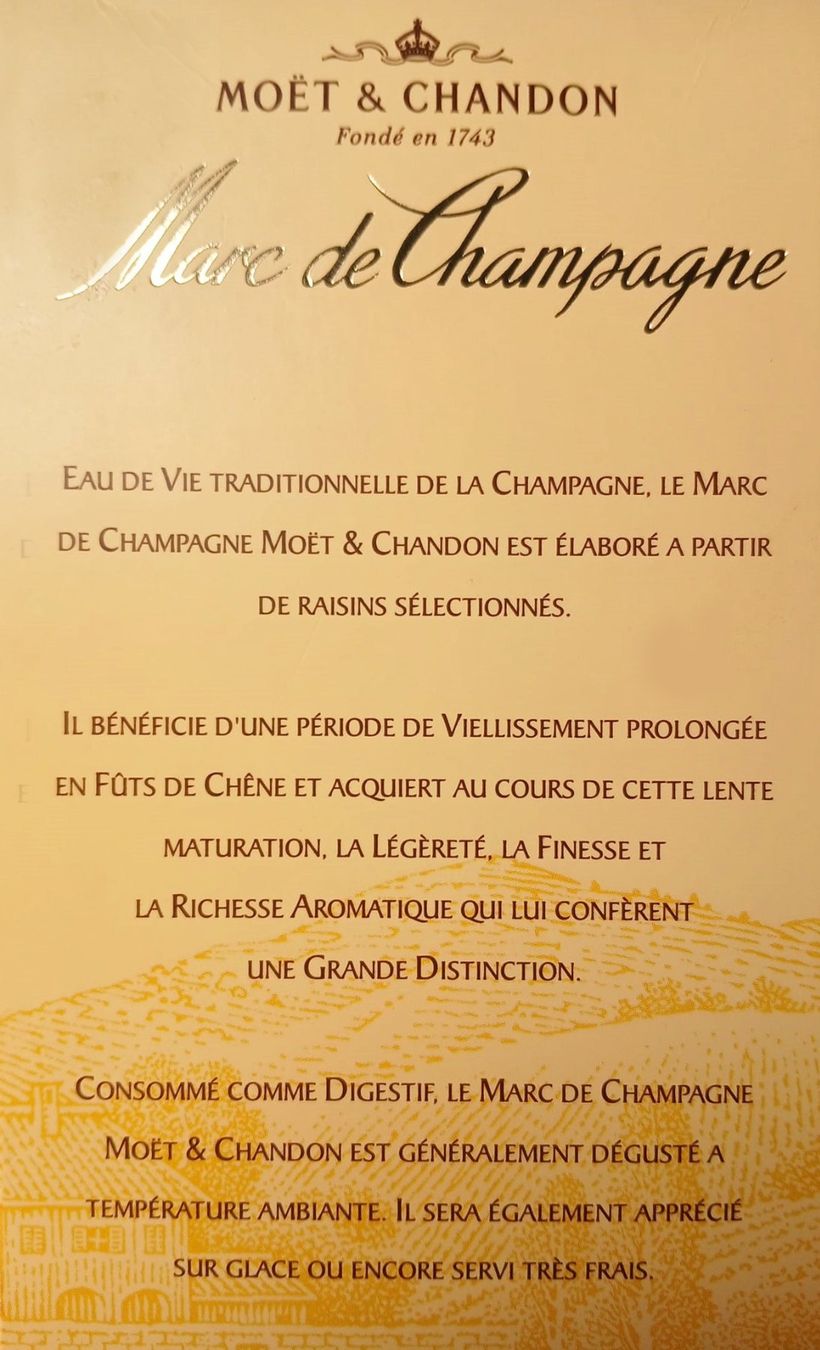 Moet Spirituosen: MOËT CHANDON – Marc de Champagne – Neu und originalverpackt aus Samstagern von gilido01 2