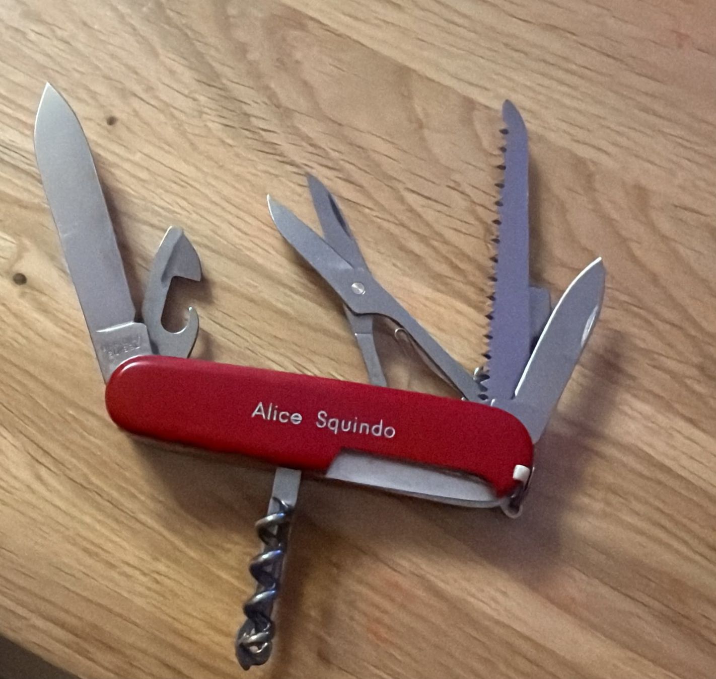 Victorinox Taschenmesser: VICTORINOX SACKMESSER ALICE SQUINDO – Gebraucht aus Zürich von Frei-Occasionen 1