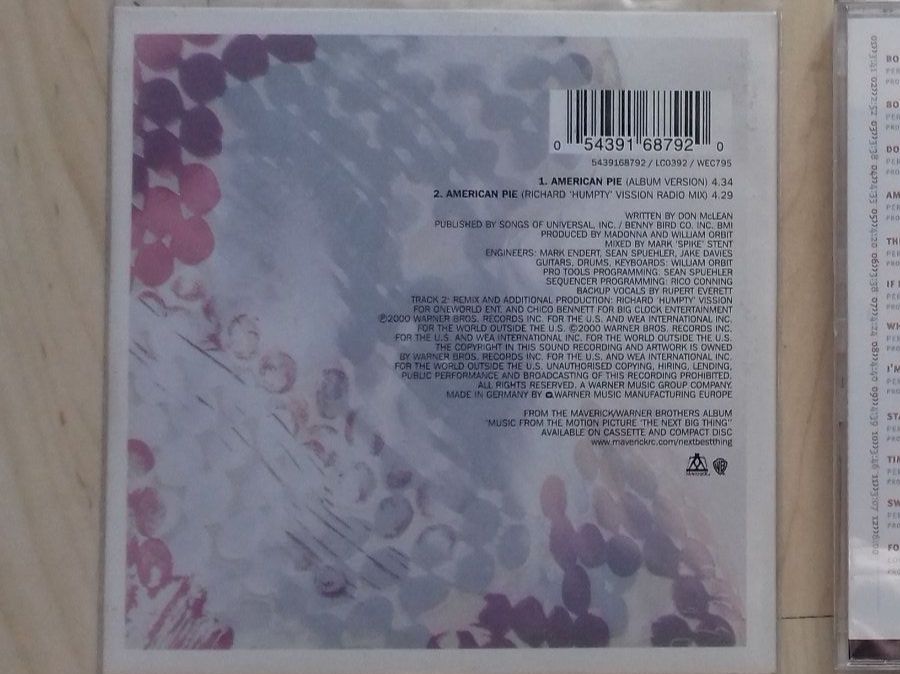 CD: Madonna CD: American Pie Cardsleeve CD Single – Usato da Bischofszell venduto da icubus69 1