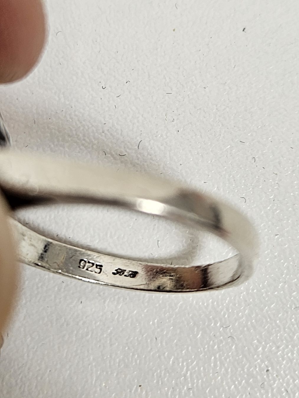 Anelli: Silberring 925 mit schwarzem Stein Grösse 55  – Usato da Schlieren venduto da Bestleo 4