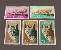 Ifni 1957 alte briefmarke