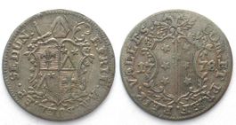 WALLIS Bistum SITTEN Batzen 1778