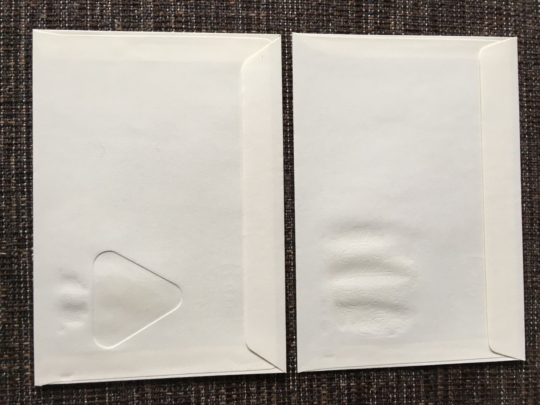 Couverts & Versandtaschen: CH 1972 FDC Ersttagsbriefe 2 Stück – Gebraucht aus holziken von Weston 1