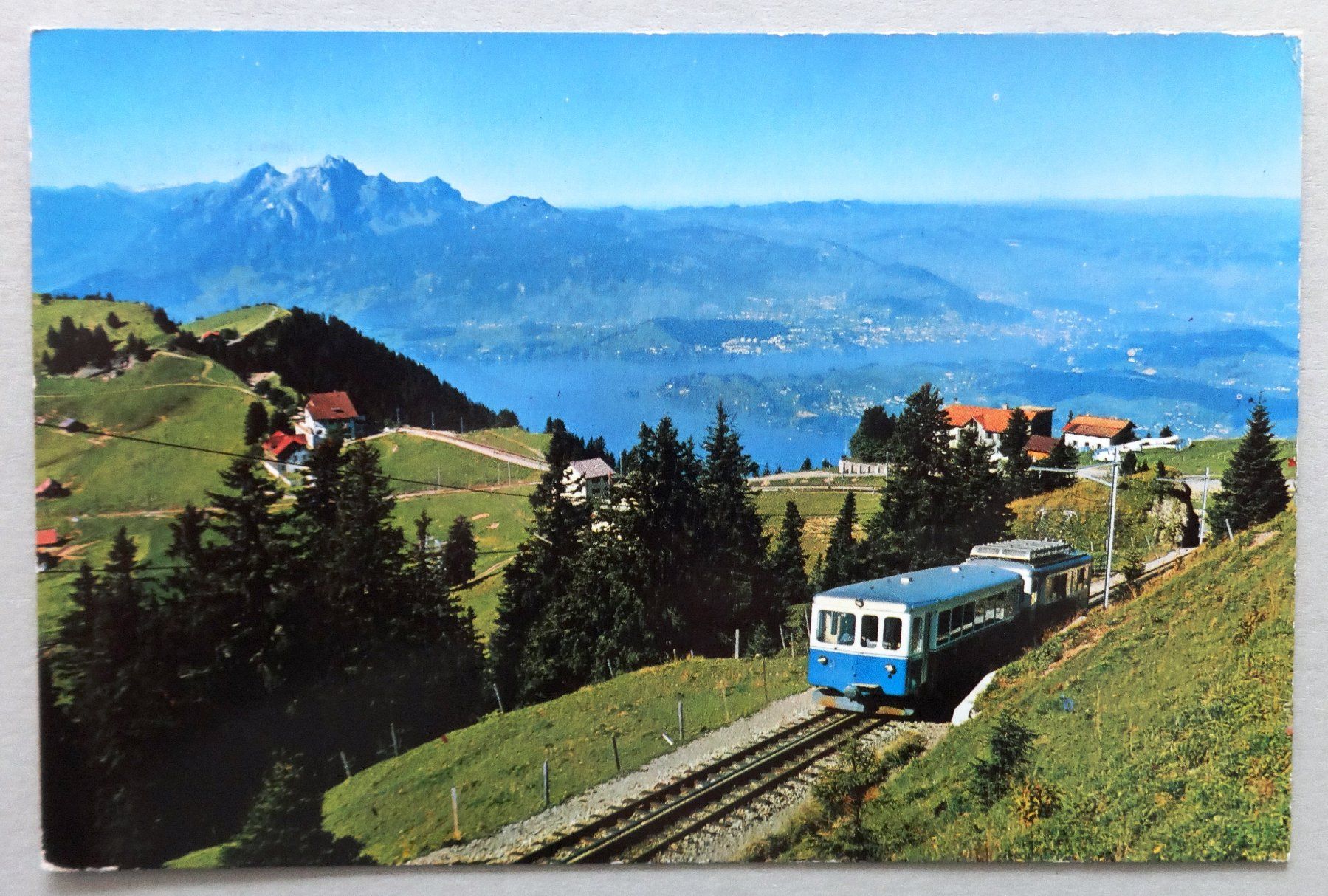 Ansichtskarten: Arth-Rigi-Bahn oberhalb Rigi-Staffel – Gebraucht aus Fétigny von Billy2miny
