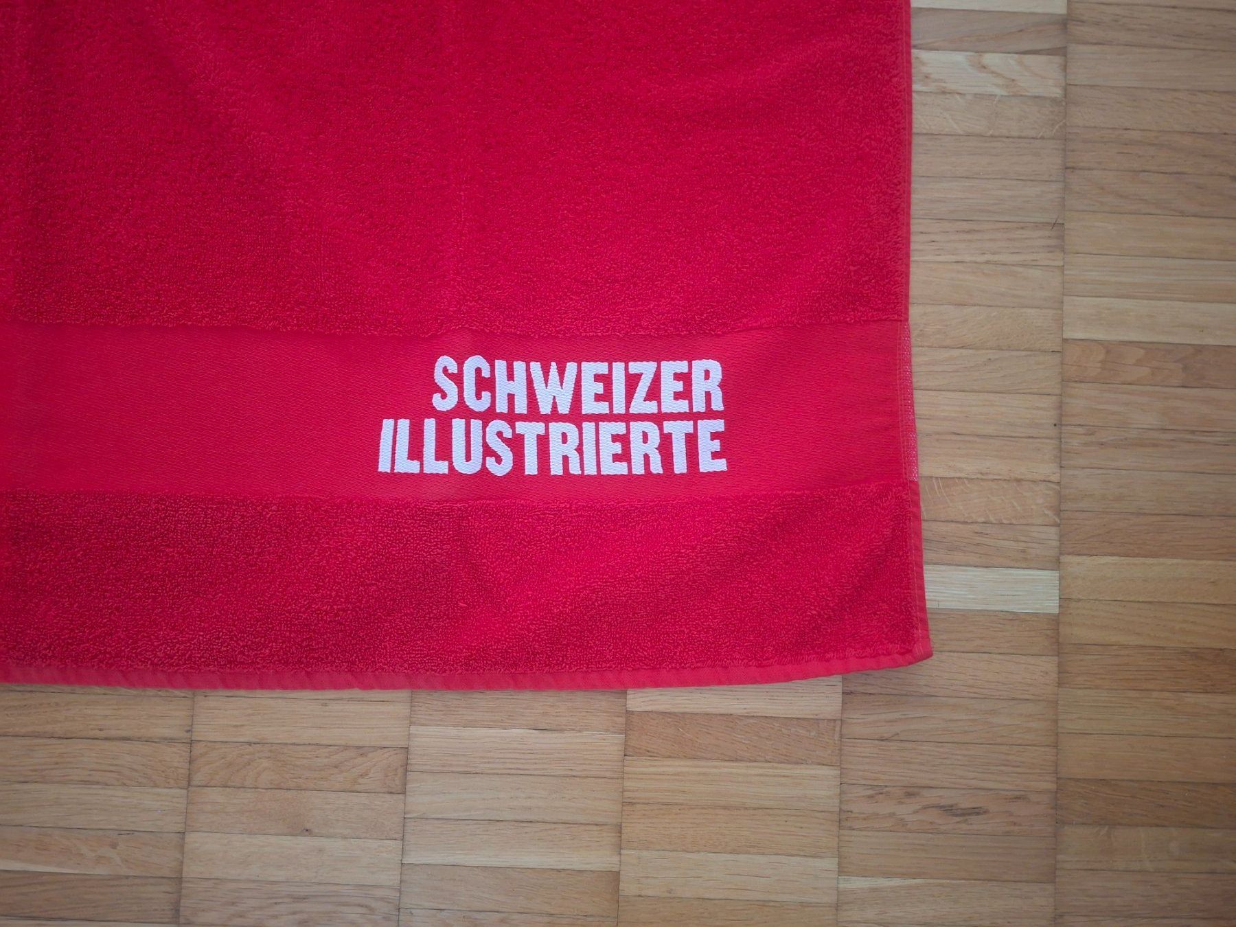Teli da bagno: Bade- / Frottiertuch  "Schweizer Illustrierte"  Baumwolle – Nuovo (secondo la descrizione) da Zürich venduto da Daniel517 1