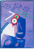 KUNST - SZENE ZUERICH 1978 Original Plakat