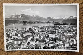 Luzern mit Rigi und Alpen 1952
