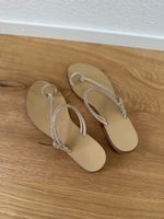 Sandalen mit Strass beige Grösse 37 neu