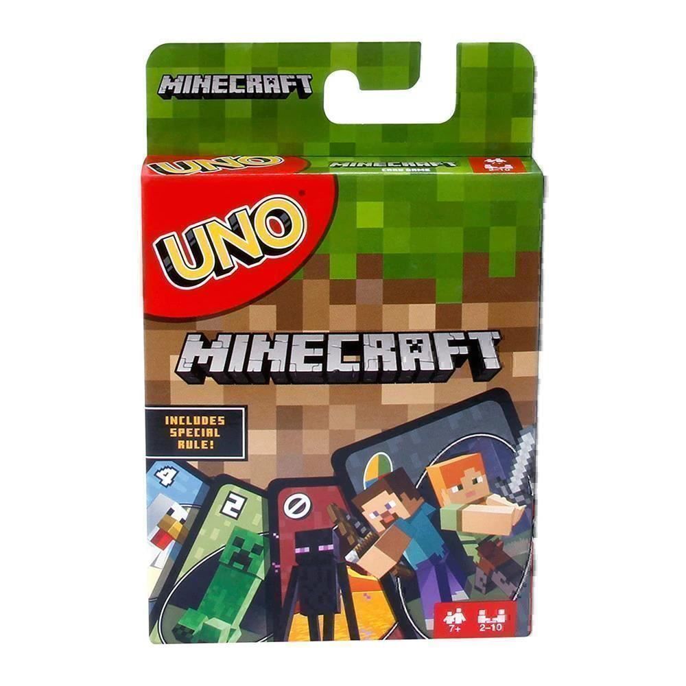 Giochi: Jeu de UNO édition spéciale Minecraft – Nuovo e nell'imballaggio originale da Gurmels venduto da Swisspod