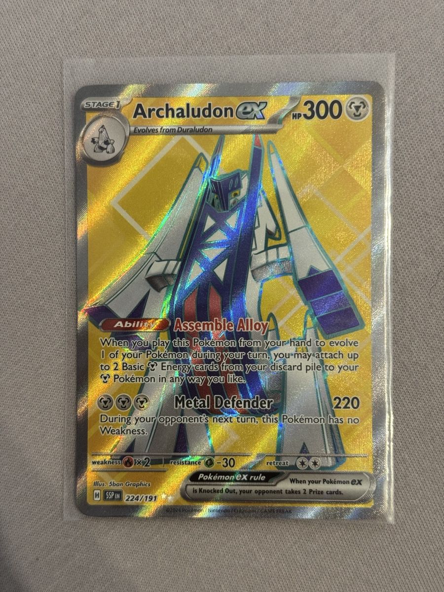 Pokémon Sammelbilder & Trading cards: Pokémon Archaludon ex 224/191 Surging Sparks – Neu (gemäss Beschreibung) aus St. Gallen von Xbylucas