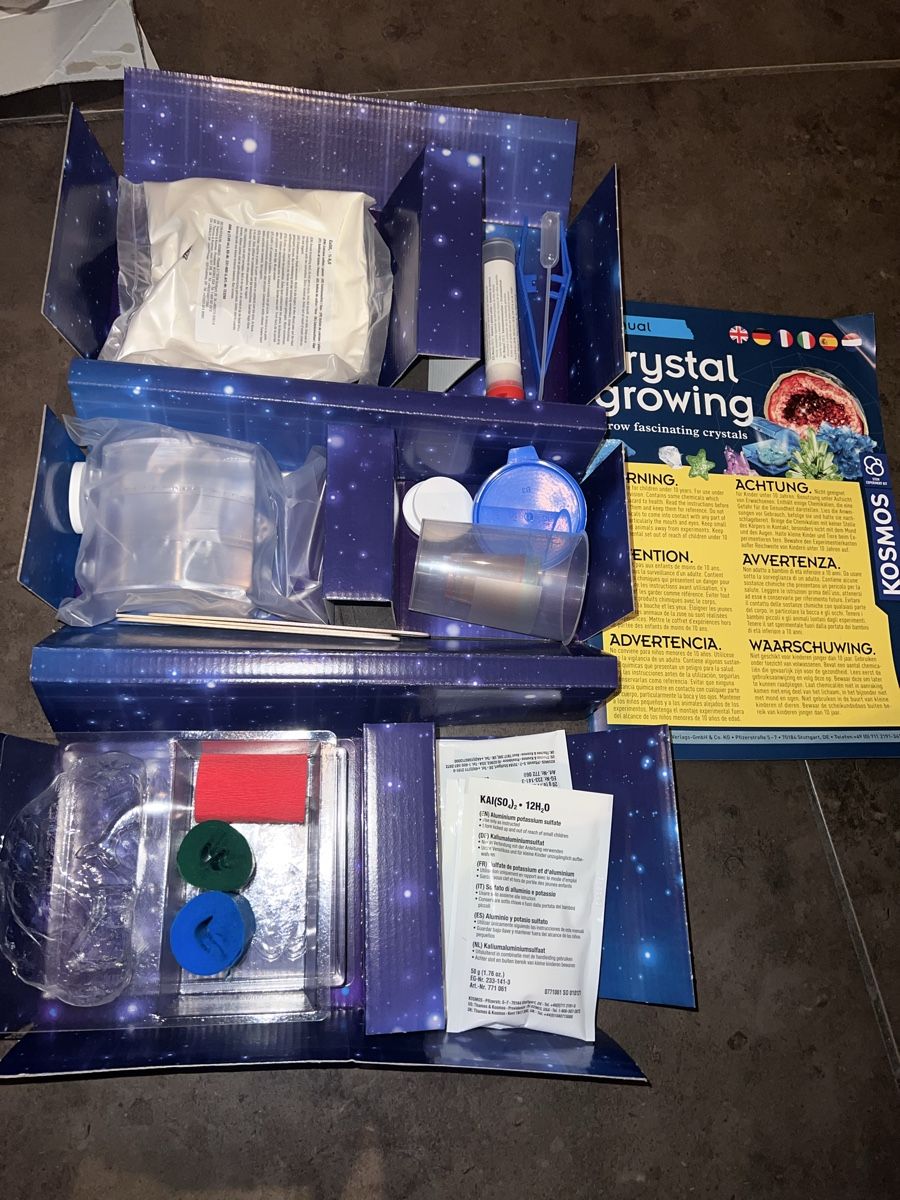Kit bricolage: Kosmos Crystal Growing und 2xFlummis Pakete – Usato da Gattikon venduto da Sunshine4. 1