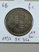 GB - 1/2 couronne - 1937 - Georges 6 - AG 